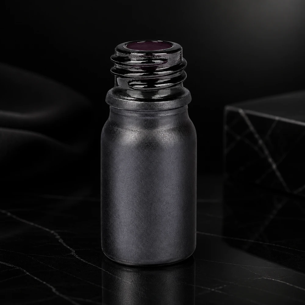 Frasco de farmácia Premium de 5 ml BlackLine UT18/5 UNiTWIST para soros e concentrados de alta qualidade
