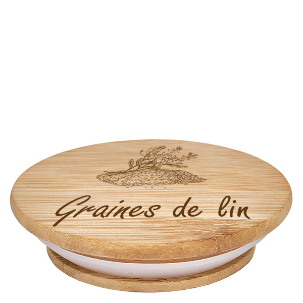 Boina em tecido "Graines de lin" para WECK RR100 Boina em tecido "Graines de lin" para WECK RR100
