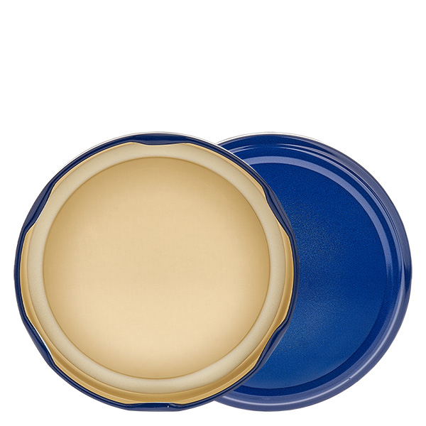 Tampa BasicSeal de 82 mm azul (TO82) UNiTWIST Tampa BasicSeal de 82 mm azul (TO82) UNiTWIST