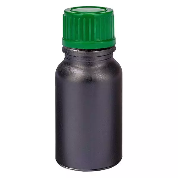 Frasco de 10ml 11mm tampa de rosca verde standard BlackLine UT18/10 Frasco de 10ml 11mm tampa de rosca verde standard BlackLine UT18/10