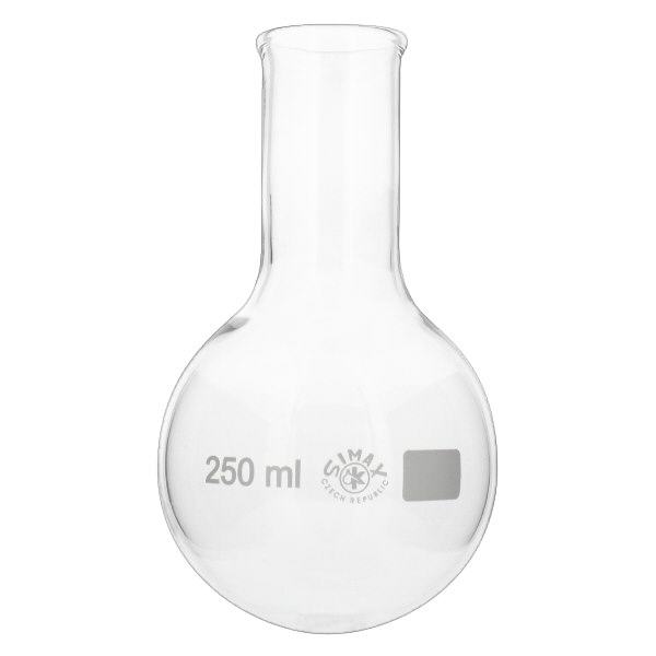 Balão de fundo redondo 250ml com gargalo estreito Balão de fundo redondo 250ml com gargalo estreito