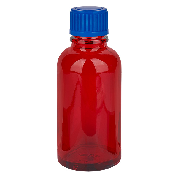 Frasco de 30 ml com tampa de rosca de 11 mm azul Standard RedLine UT18/30