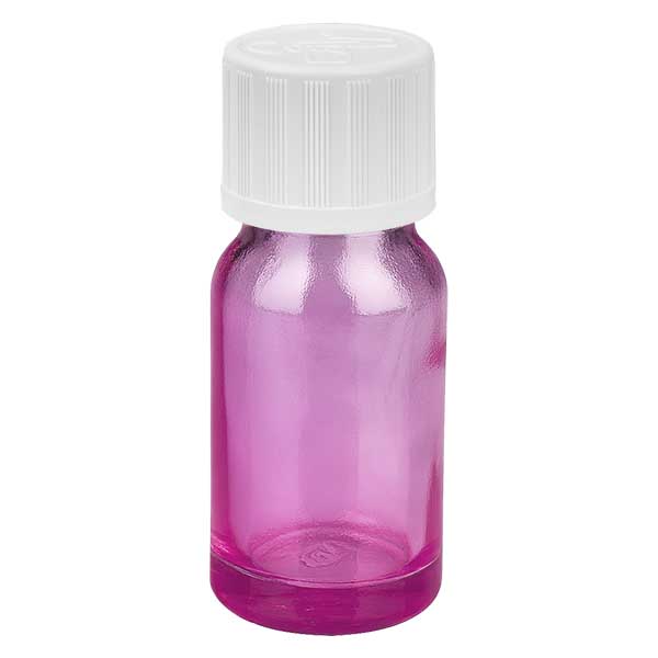Frasco conta-gotas de 10ml 1,2mm branco padrão resistente a crianças PurpleLine.UT18/10
