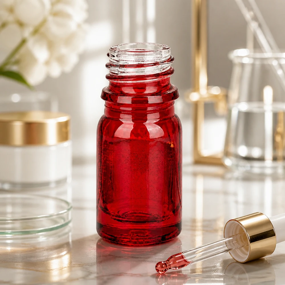 Frasco de farmácia profissional RedLine UT18/5 de 5 ml com pipeta para aplicações farmacêuticas