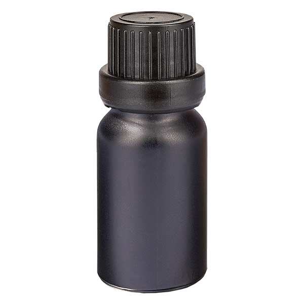 Frasco de 10ml com tampa de rosca de 11mm com fecho inviolável BlackLine UT18/10 Frasco de 10ml com tampa de rosca de 11mm com fecho inviolável BlackLine UT18/10