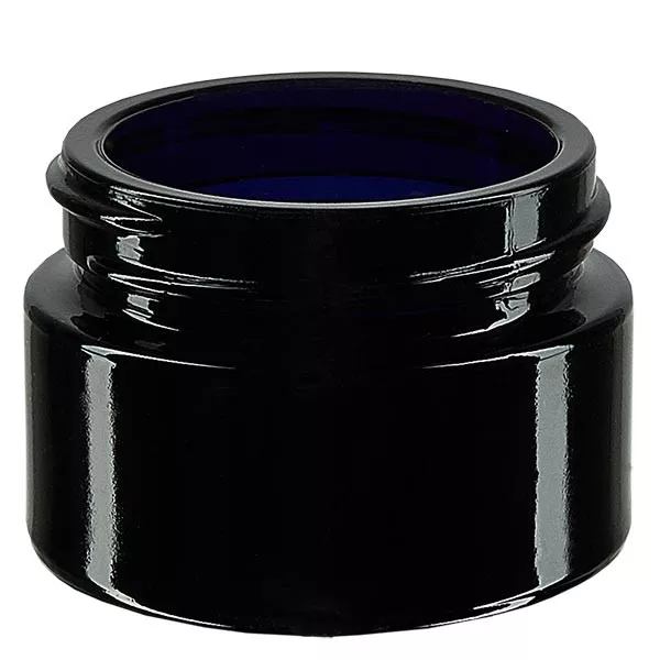 Frasco para cosméticos de vidro violeta 30ml, sem tampa Frasco para cosméticos de vidro violeta 30ml, sem tampa