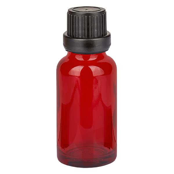 Frasco conta-gotas de 20 ml com tampa inviolável de 2 mm RedLine UT18/20 UNiTWIST