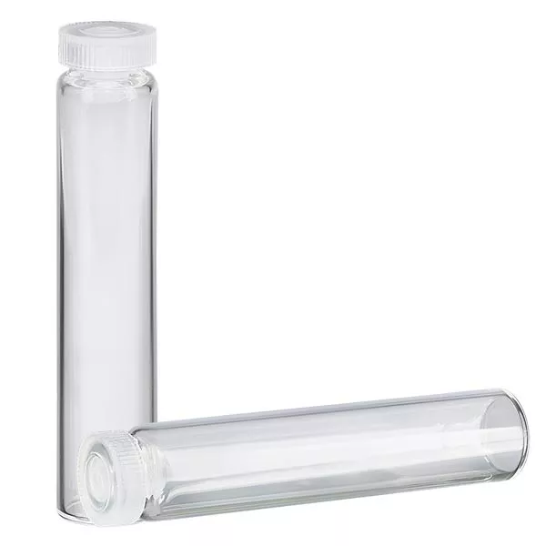 Copo com rebordo de rolo, tubo de essência em vidro transparente 2ml Copo com rebordo de rolo, tubo de essência em vidro transparente 2ml