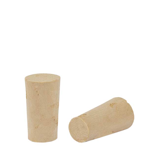 Rolha de cortiça para abertura de 10mm (ø9/12, H=21.5mm)