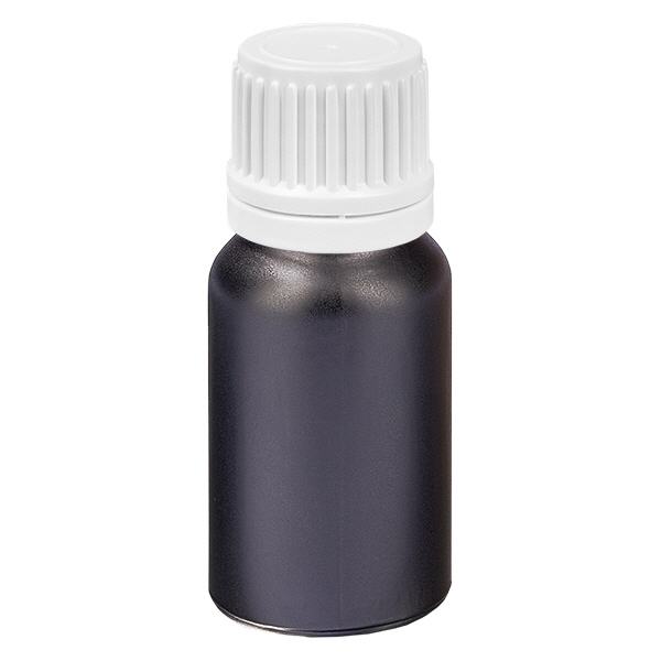 Frasco de 10ml 11mm tampa de rosca branca inviolável BlackLine UT18/10