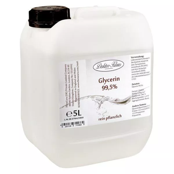 Glicerina (99,5%) 5 litros Doktor-Klaus Glicerina (99,5%) 5 litros Doktor-Klaus