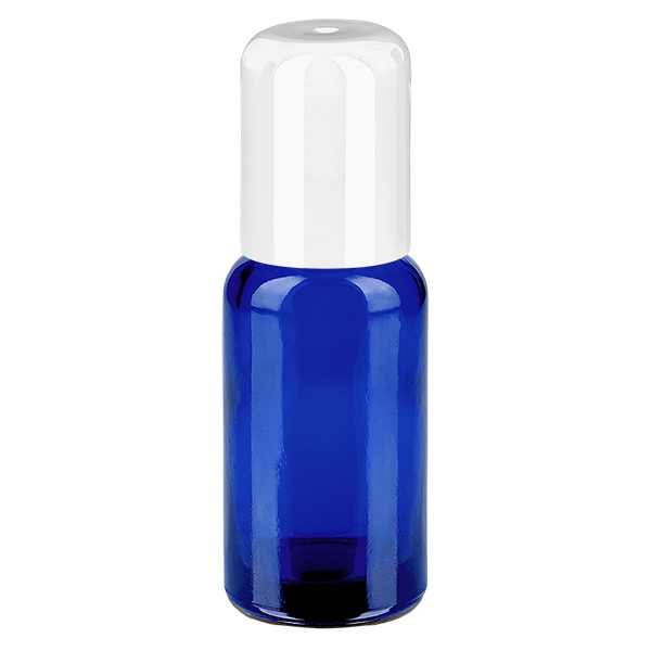 Frasco roll-on de 20ml branco tampa standard BlueLine UT18/20