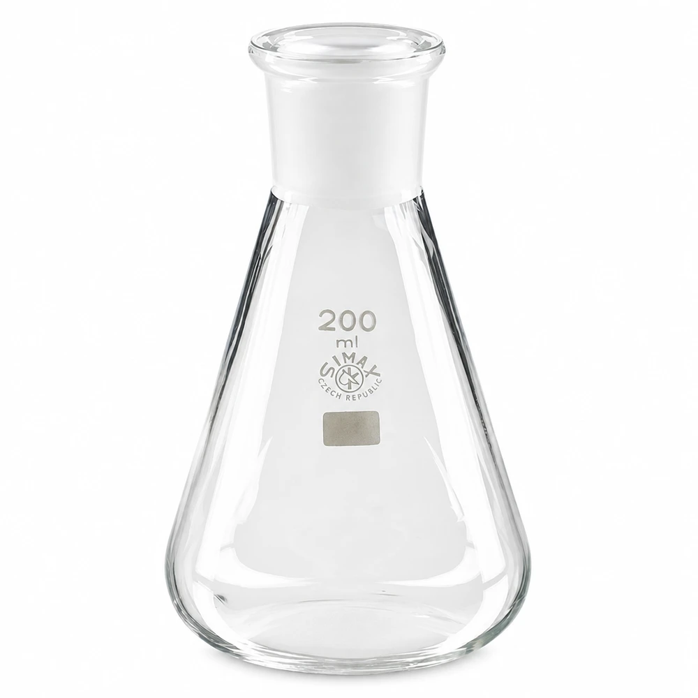 Erlenmeyer 200ml com junta rectificada standard (29/32) Erlenmeyer 200ml com junta rectificada standard (29/32)