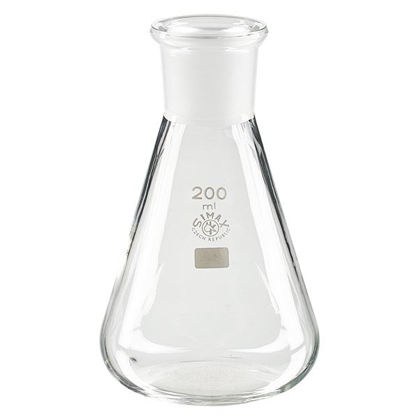 Erlenmeyer 200ml com junta rectificada standard (29/32)