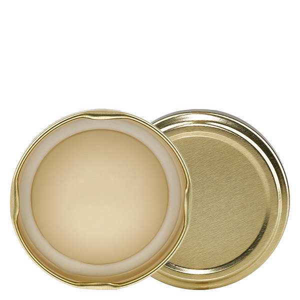 Tampa BasicSeal de 63 mm dourada (TO63) UNiTWIST