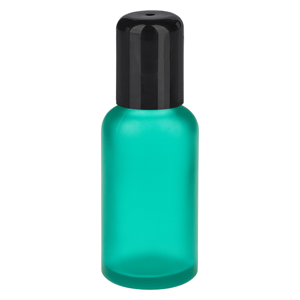 Frasco Roll-On de 30 ml preto Tampa standard GreenLine UT18/30