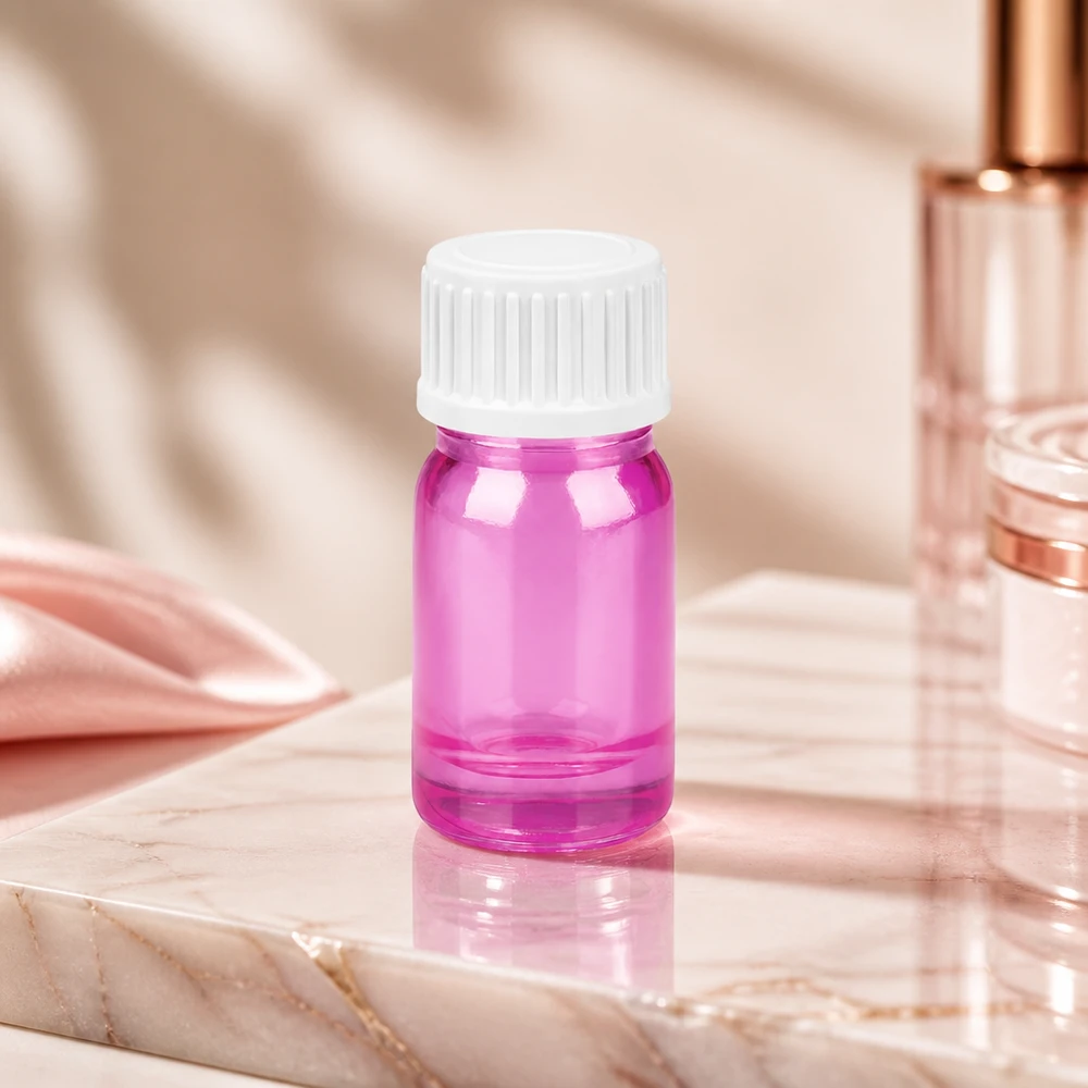 Frasco conta-gotas roxo PurpleLine de 5 ml com abertura de conta-gotas precisa de 0,9 mm para uma dosagem controlada