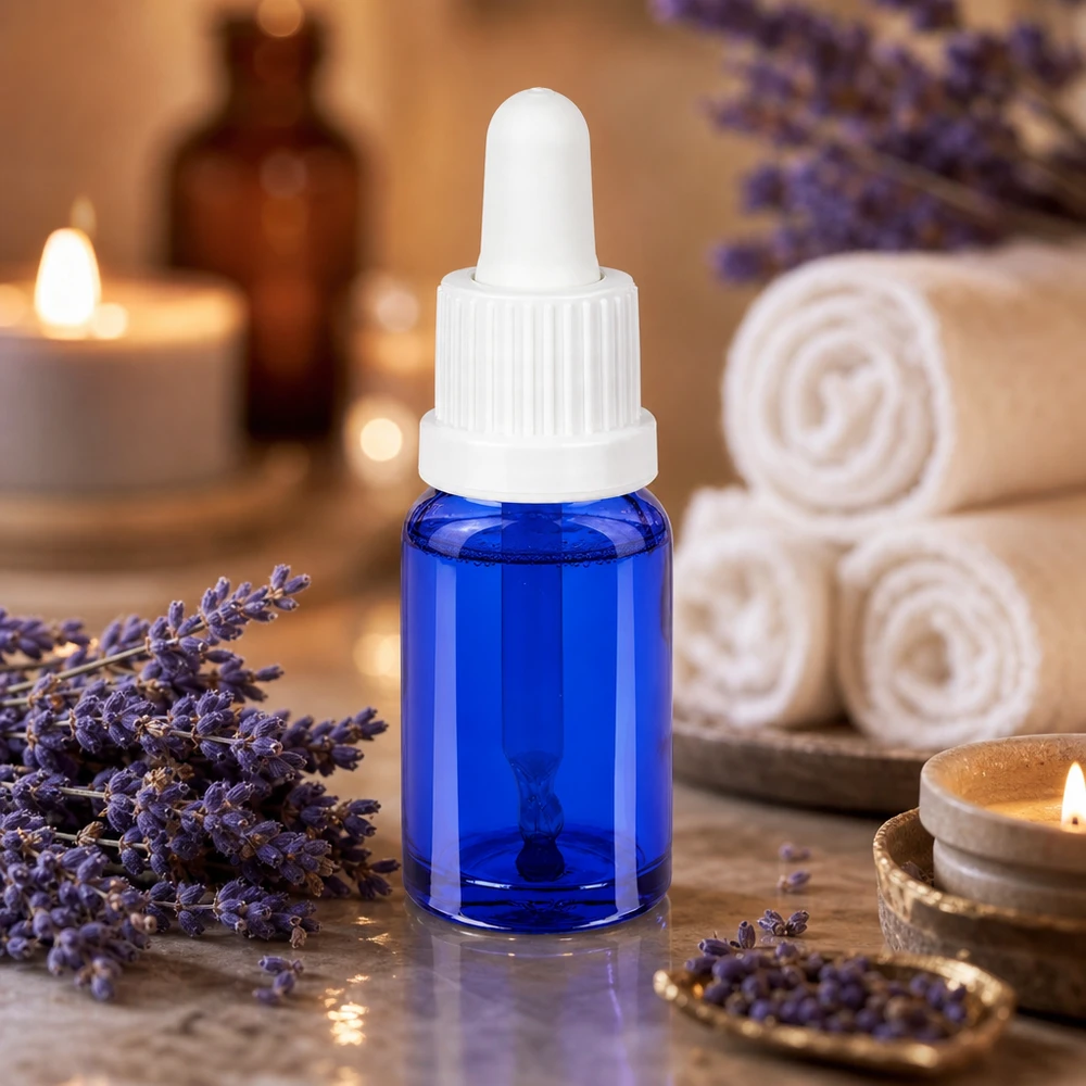 Frasco pipeta de 10ml branco com fecho inviolável BlueLine UT18/10