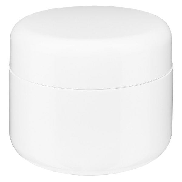 Frasco de creme Softline branco 15ml com tampa de rosca Frasco de creme Softline branco 15ml com tampa de rosca