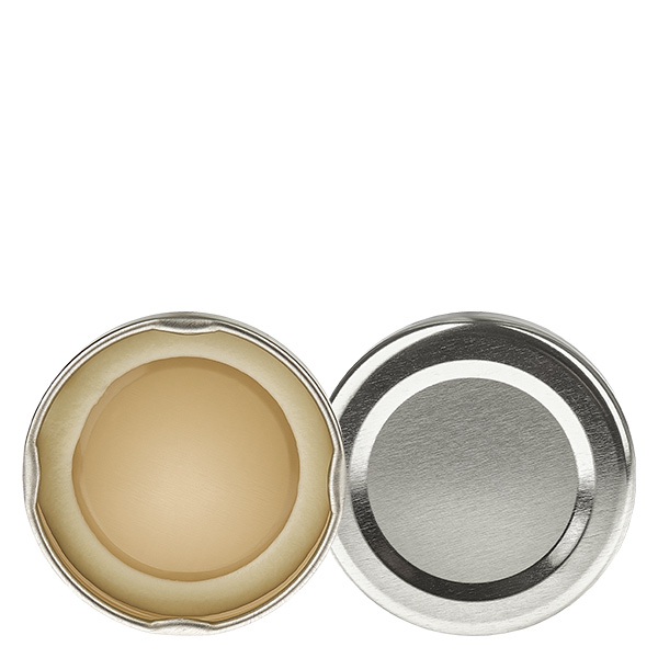 Tampa BasicSeal de 43 mm prateada (TO43) UNiTWIST Tampa BasicSeal de 43 mm prateada (TO43) UNiTWIST