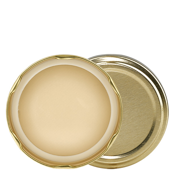 Tampa BasicSeal de 82 mm dourada (TO82) UNiTWIST Tampa BasicSeal de 82 mm dourada (TO82) UNiTWIST