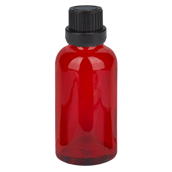 Frasco de 30 ml com tampa de rosca de 11 mm preto RedLine UT18/30