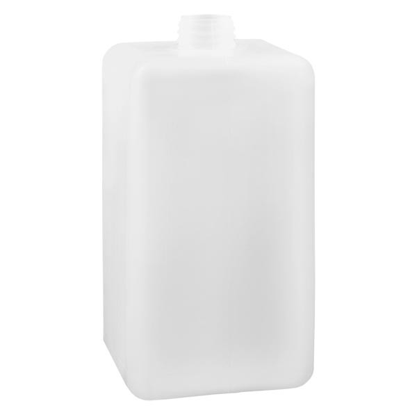 Frasco para produtos químicos 1500ml, gargalo estreito feito de PE-HD, cor natural, GL 32 Frasco para produtos químicos 1500ml, gargalo estreito feito de PE-HD, cor natural, GL 32