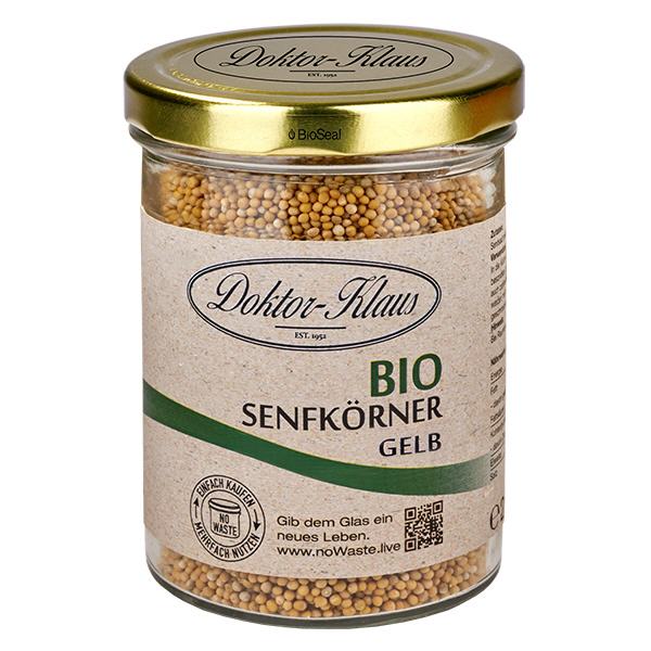 Sementes de mostarda amarela orgânica 250g Doktor-Klaus noWaste Sementes de mostarda amarela orgânica 250g Doktor-Klaus noWaste