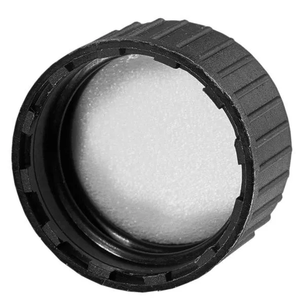 Tampa de rosca DIN22 preta com disco de vedação EPE Tampa de rosca DIN22 preta com disco de vedação EPE