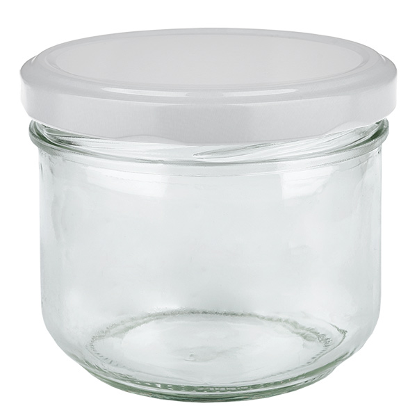 260ml Sturzglas mit BasicSeal Deckel weiß UNiTWIST