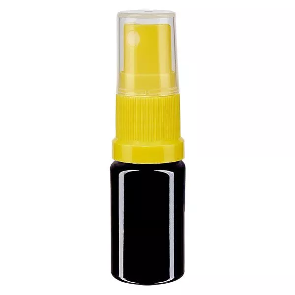 Frasco de farmácia violeta 5ml spray acessório amarelo Frasco de farmácia violeta 5ml spray acessório amarelo