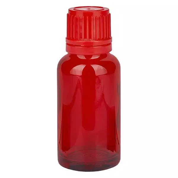 Frasco de 20 ml, 11 mm, tampa de rosca vermelha com fecho inviolável RedLine UT18/20 Frasco de 20 ml, 11 mm, tampa de rosca vermelha com fecho inviolável RedLine UT18/20