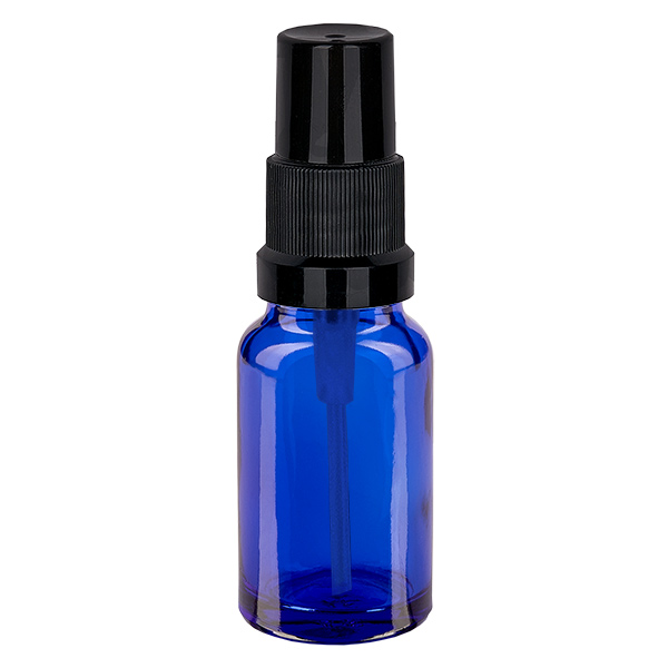 Frasco spray de 10ml preto com tampa standard BlueLine UT18/10