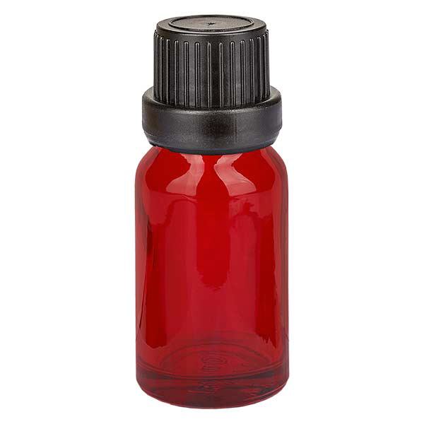 Frasco conta-gotas de 10ml com tampa inviolável de 2mm RedLine UT18/10 UNiTWIST Frasco conta-gotas de 10ml com tampa inviolável de 2mm RedLine UT18/10 UNiTWIST