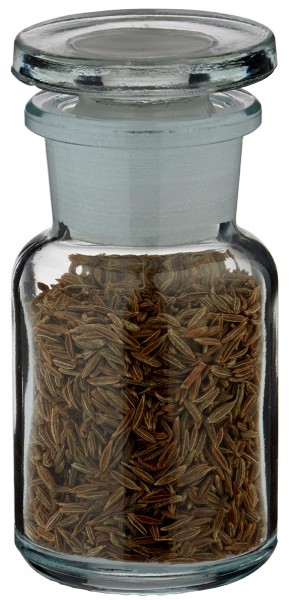 Ideia de frasco de especiarias: frasco de boticário 50 ml de vidro transparente com gargalo largo