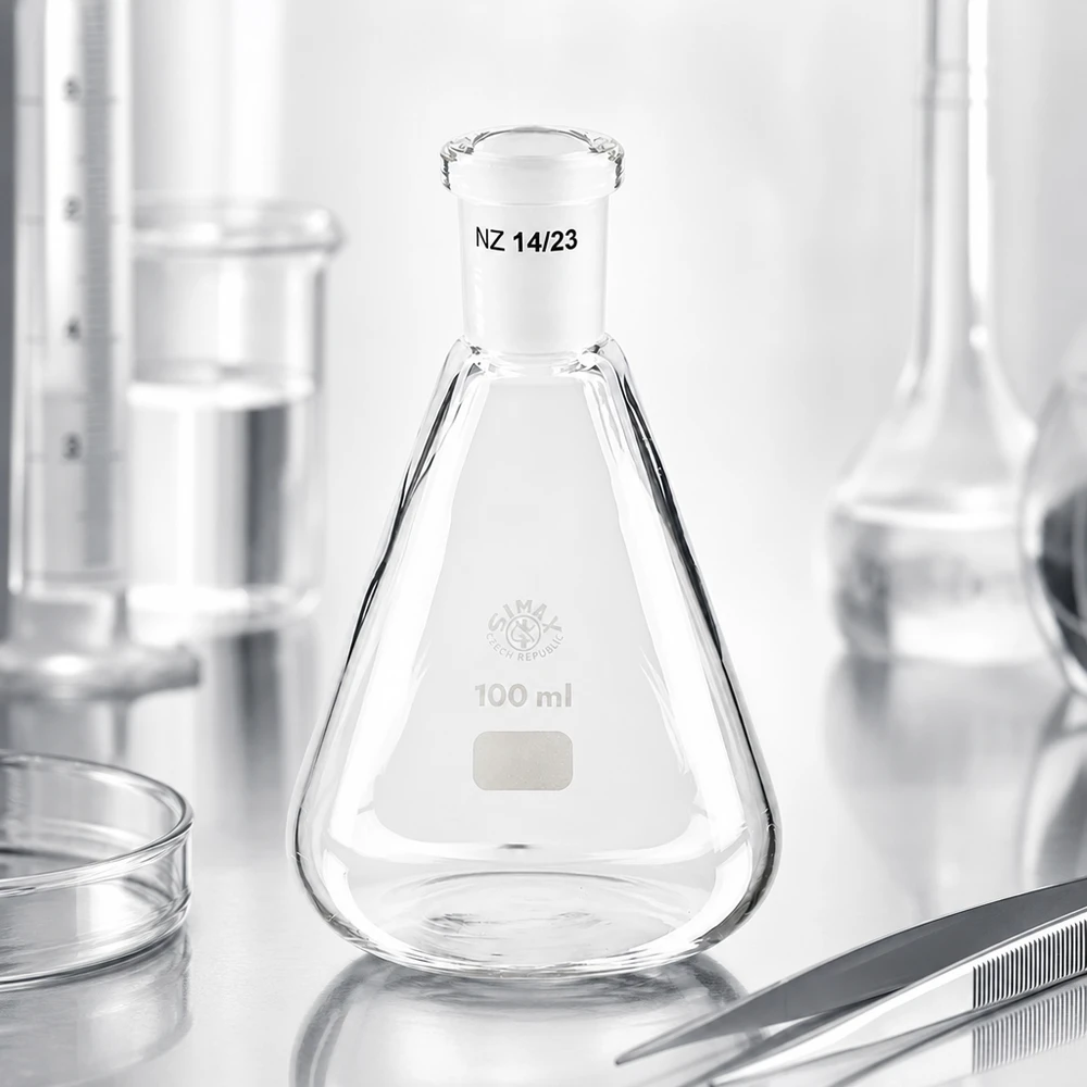 Erlenmeyer 100ml com junta esmerilada standard (14/23)