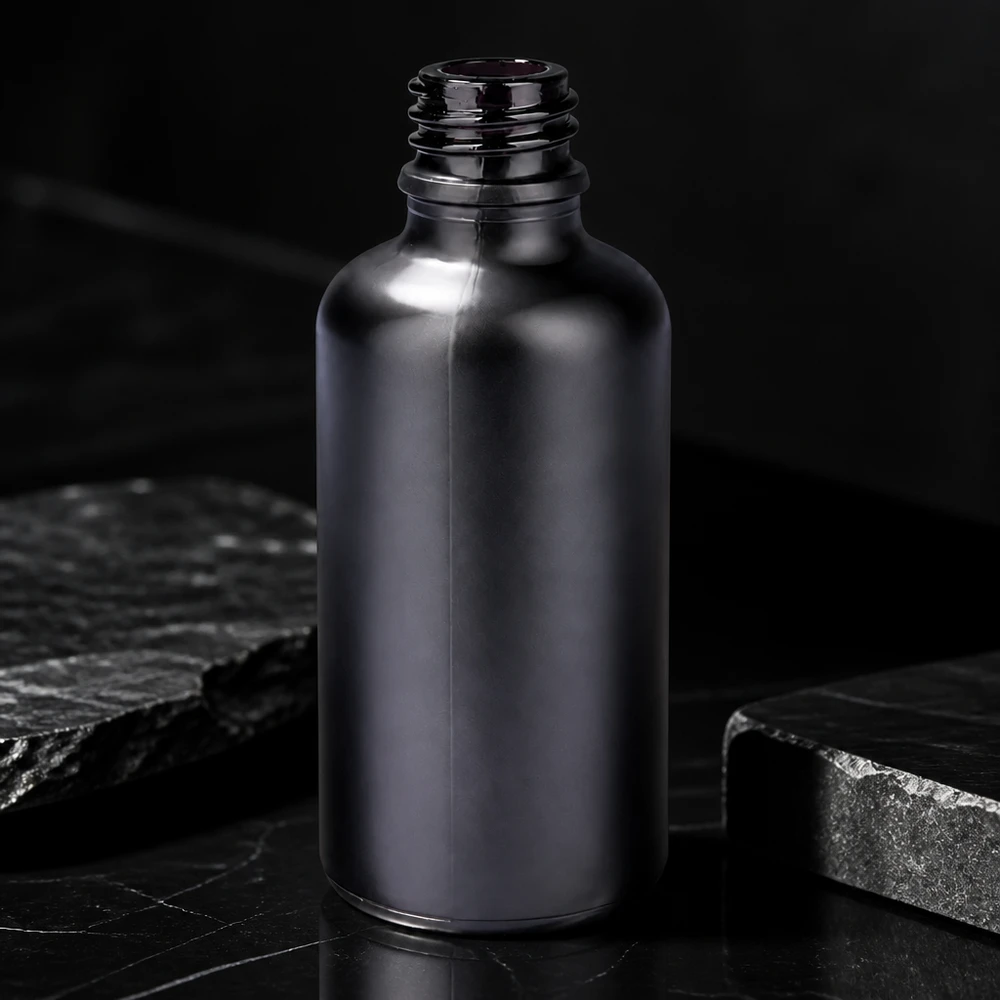 Frasco de farmácia de 50 ml BlackLine UT18/50 UNiTWIST com tamanho compacto para viajar e em movimento