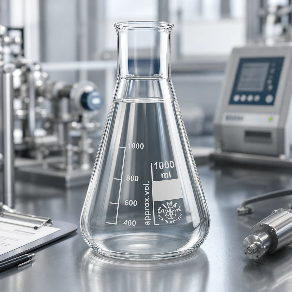 Erlenmeyer 1000ml gargalo largo Erlenmeyer 1000ml gargalo largo