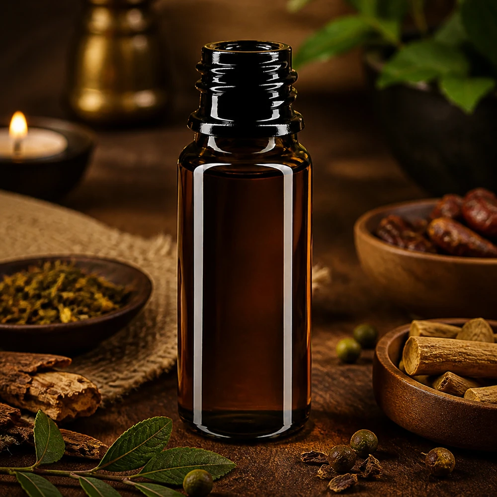 Frasco Premium Mironglass 10ml DIN 18 castanho-violeta para aromaterapia profissional