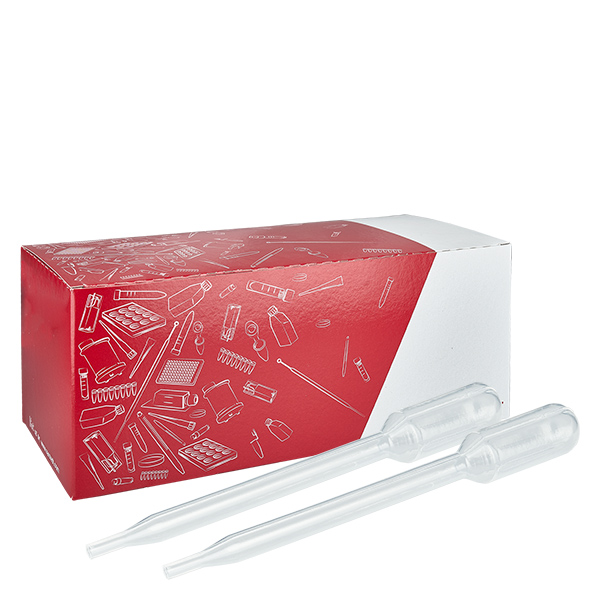 Pipeta de transferência de 1 ml (87x10mm) sem graduação Pipeta de transferência de 1 ml (87x10mm) sem graduação