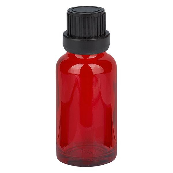 Frasco de 20 ml com 11 mm e tampa de rosca preta RedLine UT18/20