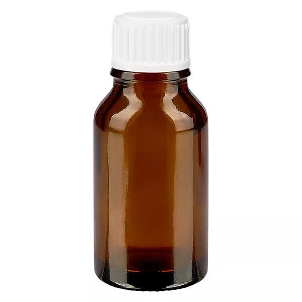 Frasco de farmácia castanho 30ml tampa de rosca branco globules standard Frasco de farmácia castanho 30ml tampa de rosca branco globules standard