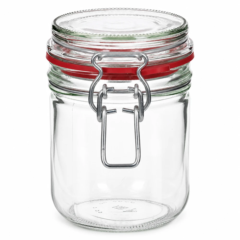 Frasco de armazenamento de 400 ml com tampa basculante prática para armazenamento seguro de alimentos