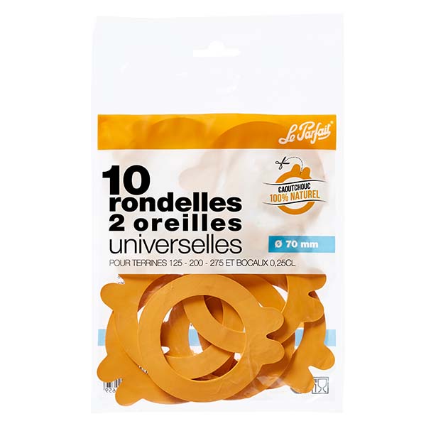 Bag 10 Standard Seal 70 mm Le Parfait® Super