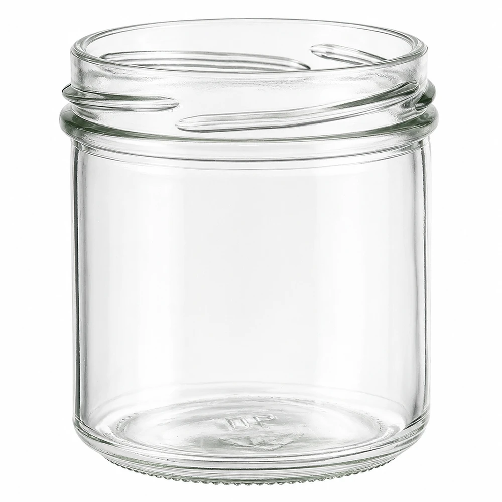 Copos vazios UNiTWIST 167ml TO66 em vidro transparente para compotas e conservas