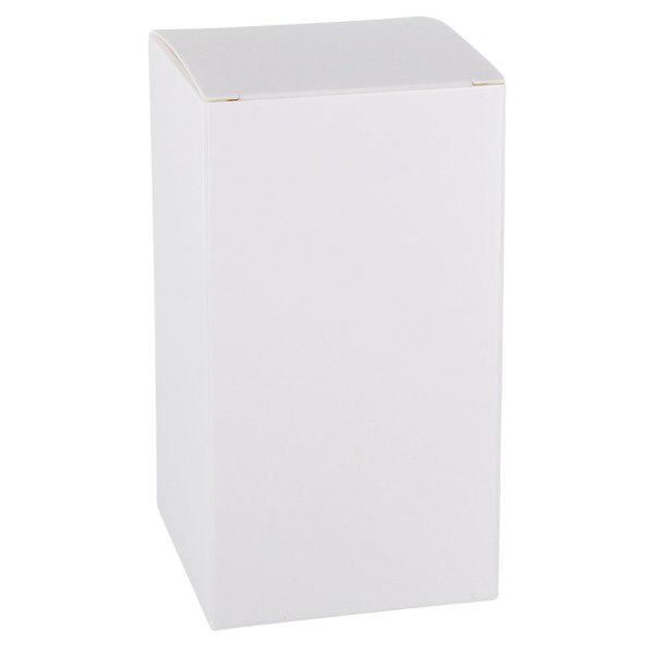 Caixa dobrável FS2 em cartão branco, altura 97mm Caixa dobrável FS2 em cartão branco, altura 97mm