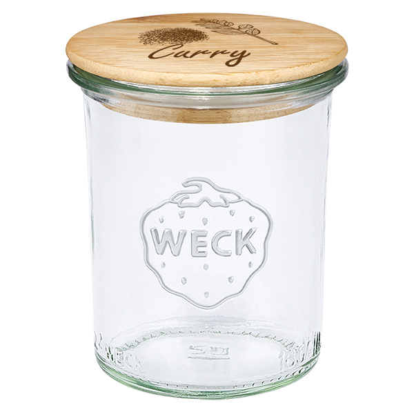 Cobertura em tecido "Caril" com verdura WECK 160ml Cobertura em tecido "Caril" com verdura WECK 160ml