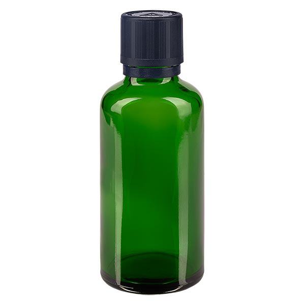 Frasco de farmácia verde 50ml tampa conta-gotas anel de vazamento 1mm preto dispositivo de segurança para crianças símbolo de aviso cego fecho inviolável Frasco de farmácia verde 50ml tampa conta-gotas anel de vazamento 1mm preto dispositivo de segurança para crianças símbolo de aviso cego fecho inviolável