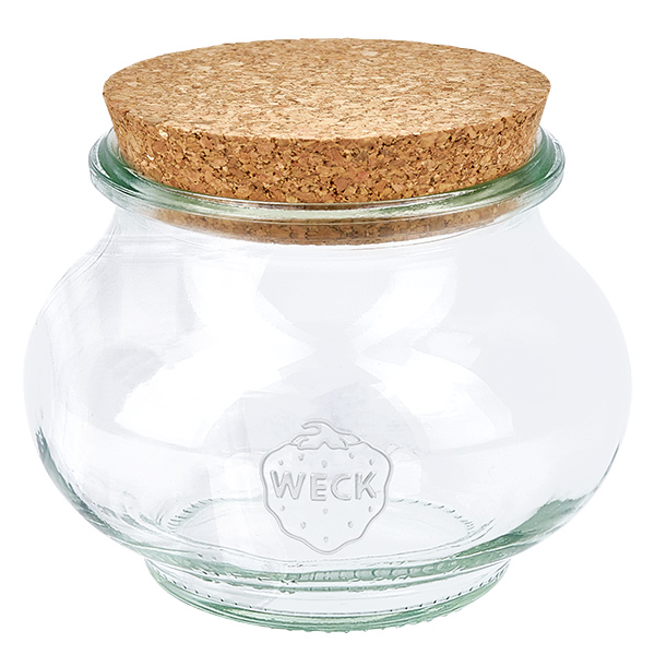 Frasco para jóias de 220ml WECK RR60 com cortiça natural
