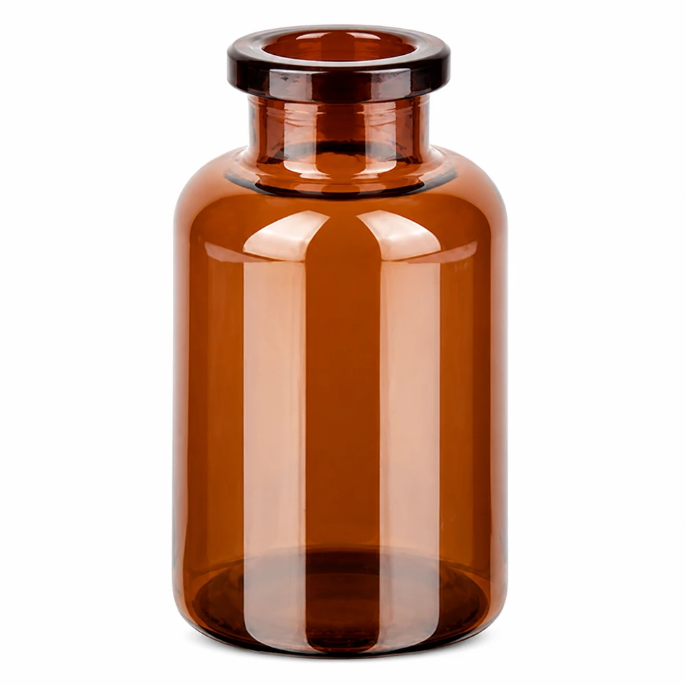 Frasco de injeção de vidro âmbar 20ml Braunglas Vial 20ml UV-geschützt für sterile Arzneimittelabfüllung geeignet